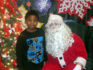 Chaise tells Santa he wants to become a Mine Craft character for Christmas